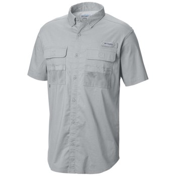 Columbia Muške Košulje - PFG Half Moon Short Sleeve Sive | COWE-04716